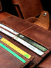 LEATHER LONG WALLET - ENGLISH CRAZY HORSE