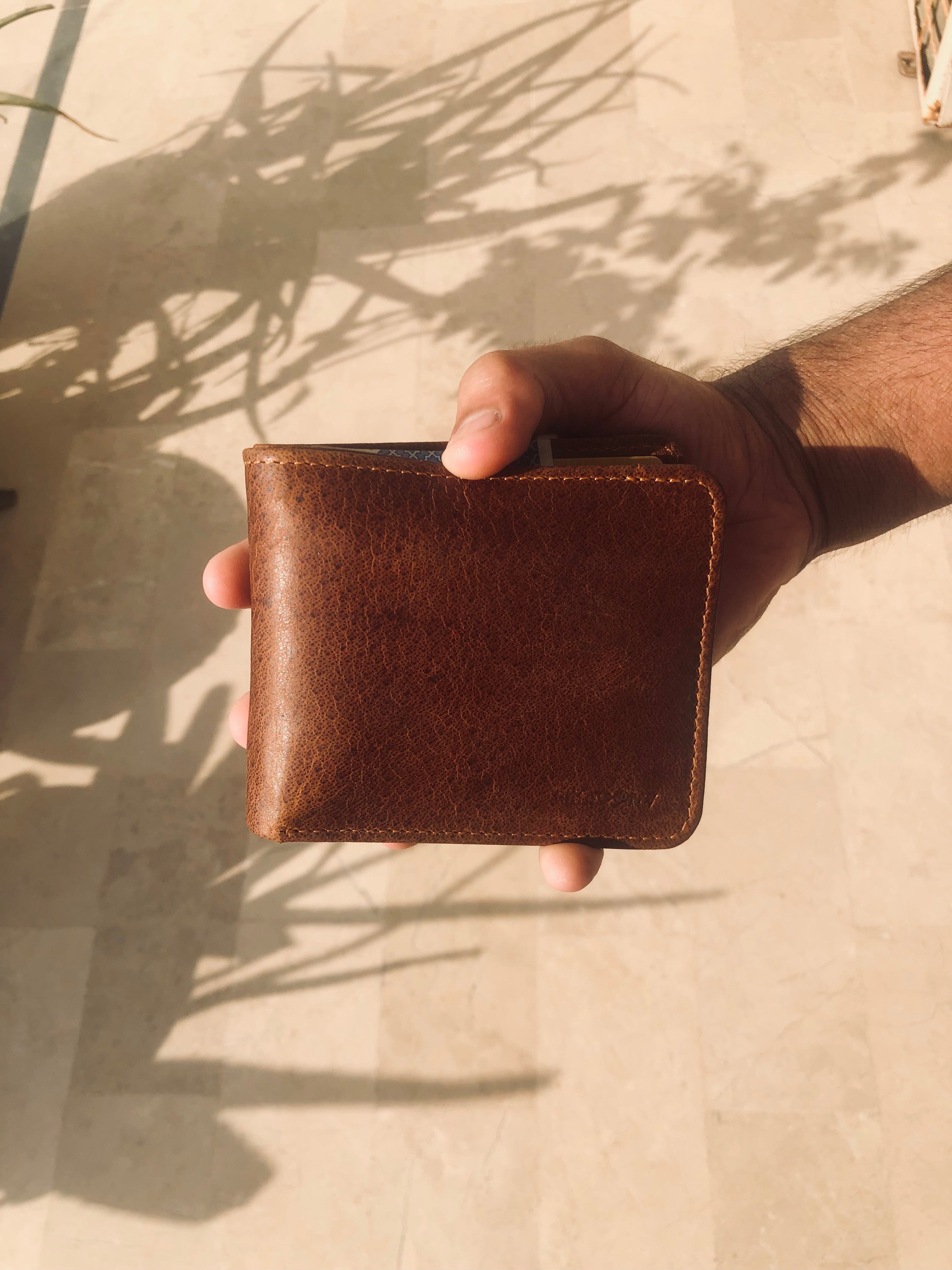 Vintage Trifold Double Wallet