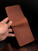 VINTAGE BIFOLD CRAZY HORSE LEATHER WALLET