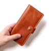 LEATHER LONG WALLET - ENGLISH TAN