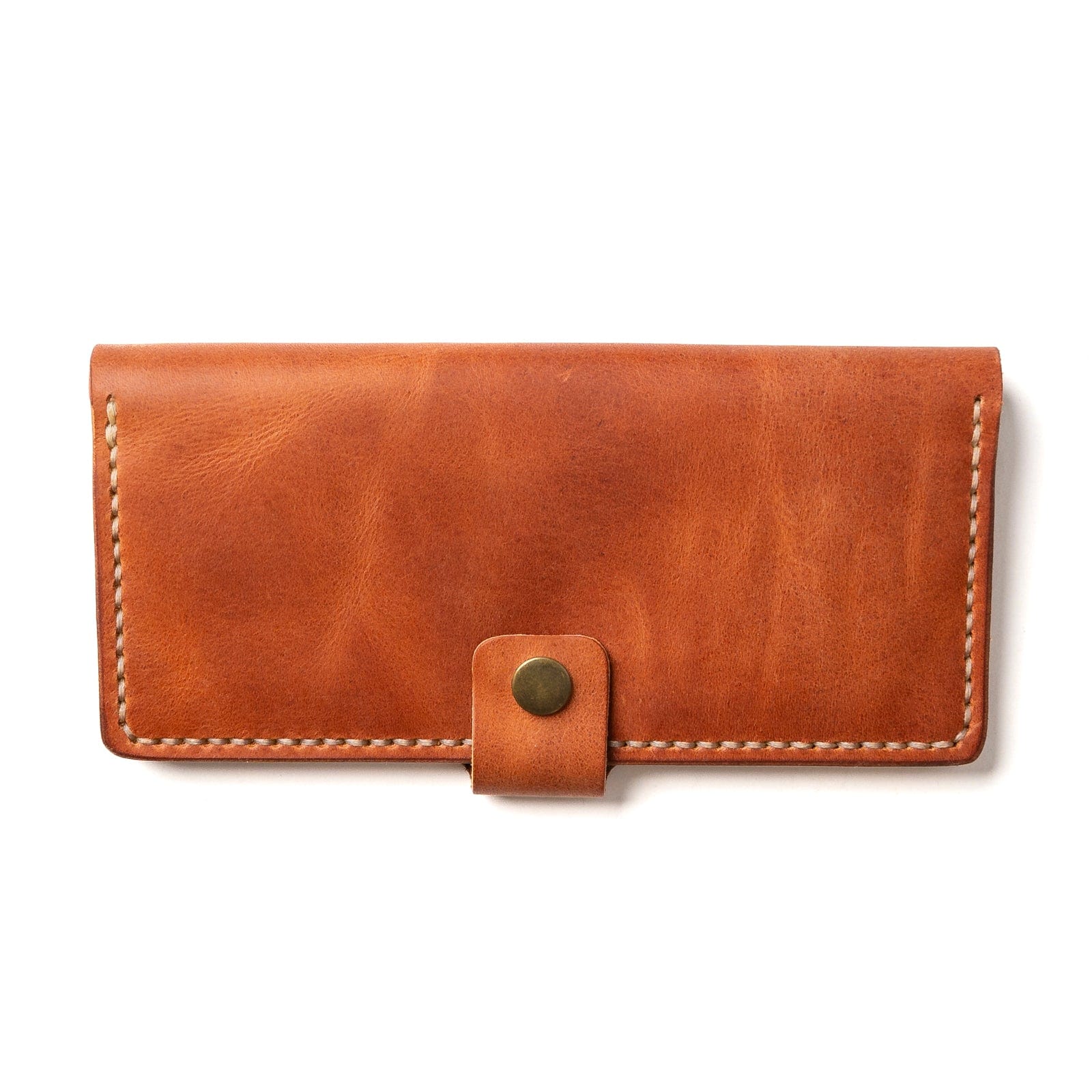 LEATHER LONG WALLET - ENGLISH TAN