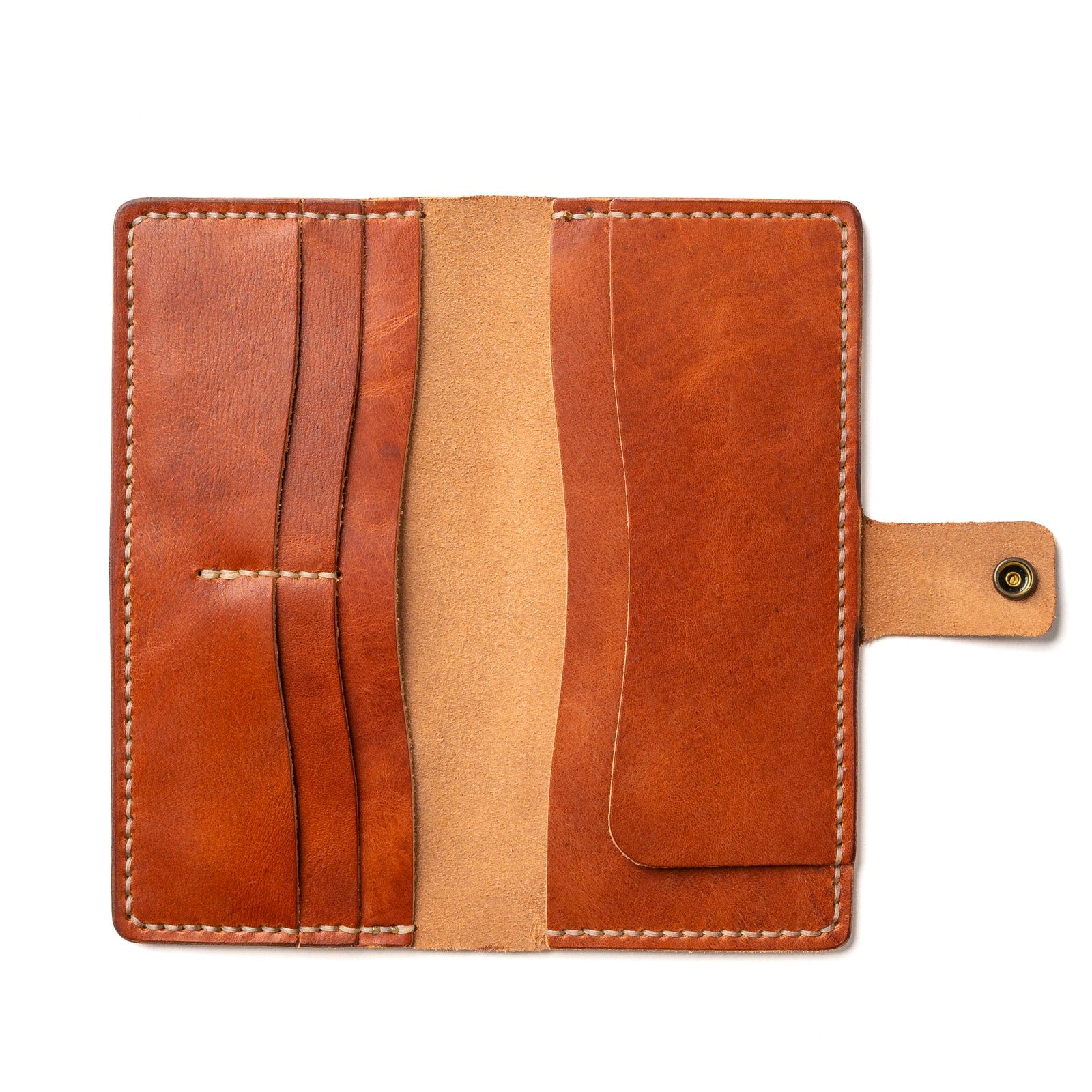 LEATHER LONG WALLET - ENGLISH TAN