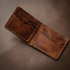 LEATHER WALLET - ENGLISH TAN