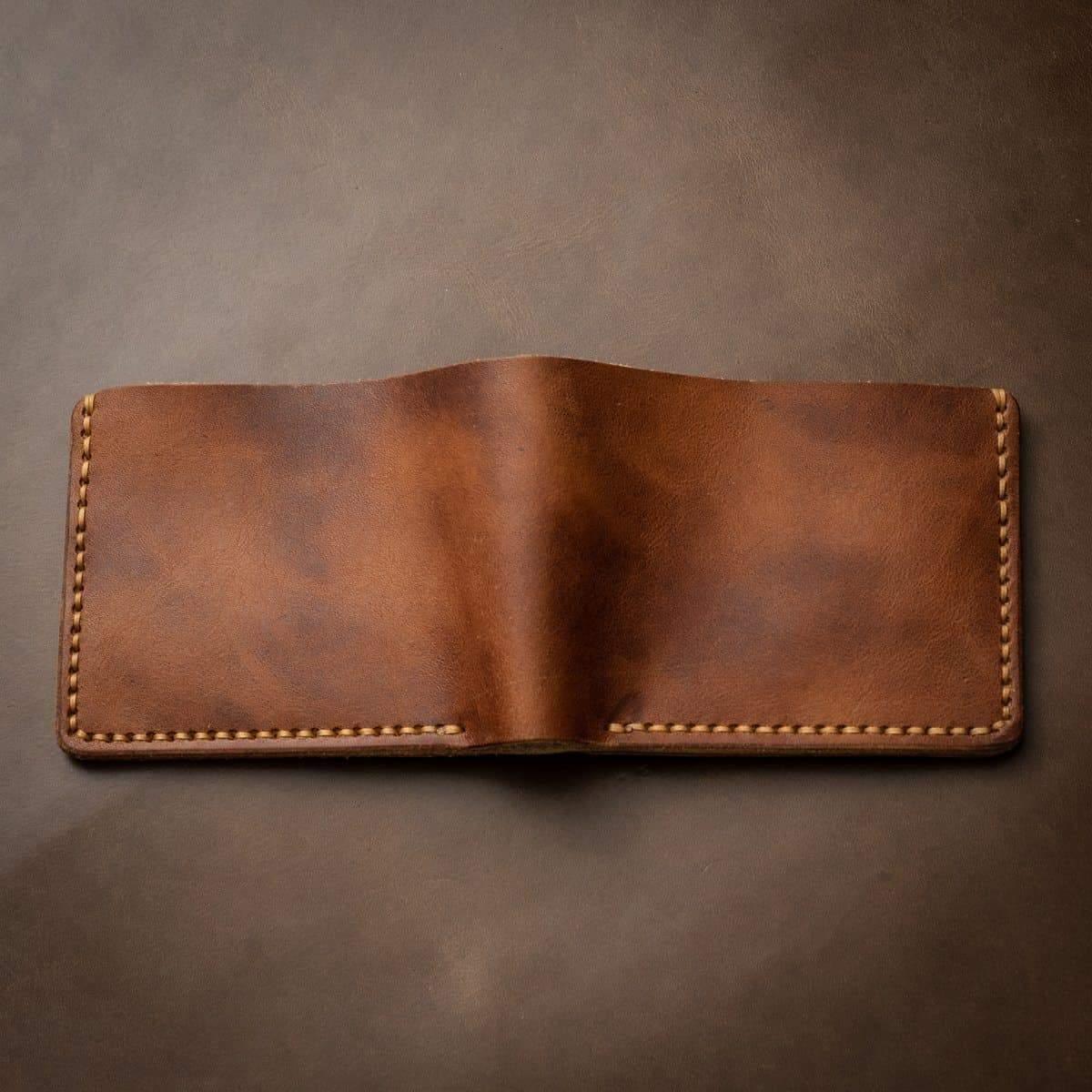 LEATHER WALLET - ENGLISH TAN